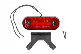Lampa de gabarit, Lumina de clarificare, LED neon, Rosu, 12-24V, WAS Polonia 1220 W174 - Img 2
