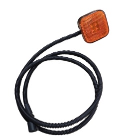 Lampa gabarit Dreapta Stanga, LED portocaliu, 24V, cablu 1.35m cu conector mama compatibil cu MAN F2000, L2000, M2000 M 2000 M, TGA, TGL, TGM, TGS, TGX - Img 2