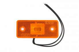 Lampa gabarit, Lumina de clarificare, LED, Portocalie 12-24V, WAS Polonia 101P W17D