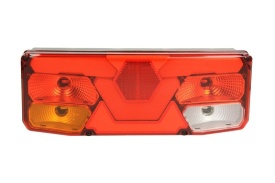 Lampa spate Stanga, 12/24V, cu indicator, lampa anti-ceata, lampa mers inapoi, cu lumini frana, lumini parcare/pozitie, cu iluminare numar de inmatriculare, reflector