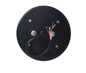 Lampa stop 3 functii, tip hamburger, LED, pozitie Efect Neon, Semnalizare dinamica, diametru 13cm, 12V-24V, Pentru Camion, Remorca, Autobuz, Rulota, Camper, Van - Img 3