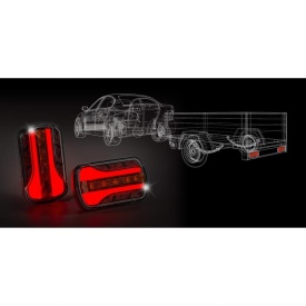 Lampa stop spate, 3 functii, LED Neon, stanga-dreapta, FT-350 Fristom - Img 6