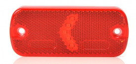 Lumina de clarificare Dreapta/Stanga LED, Rosu, 12-24V - Img 2