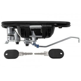 Maner deschidere portbagaj haion compatibil Fiat Doblo 2000-2010 cu butuc si 2 chei - Img 4