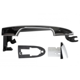 Maner exterior deschidere usa fata sau spate, partea dreapta compatibil Fiat 500L 2012-2022 culoare crom - Img 4