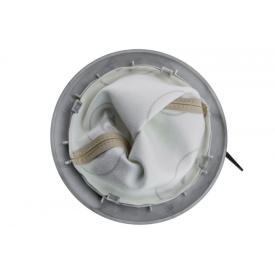 Manson schimbator de viteze din piele ecologica cu rama compatibil cu Renault Megane II 2002-2010, culoare crem cu argintiu - Img 2