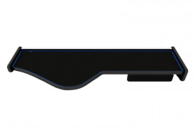 Masa bord camion compatibil cu Volvo FH3 2002-2008, Mocheta margine albastru - Img 3