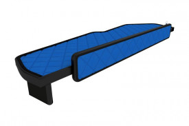 Masa bord camion cu led compatibil cu Volvo FH4 2013-2019, Piele ecologica albastra - Img 3