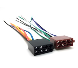Mufa cablu universal adaptor radio auto ISO mufa Euro mama cu fire libere 8 pini