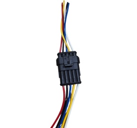 Mufa conector rapid cu fir mama tata impermeabila cu sistem de blocare 5 fire