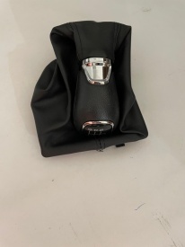 Nuca schimbator auto cu manson imitatie de piele neagra compatibil Skoda Octavia III 2013->, 6 viteze ATENTIE PRODUS USOR DETERIORAT, DETALII IN POZE! - Img 6
