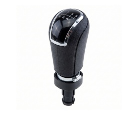 Nuca schimbator de viteze compatibil cu Mercedes Clasa A W169 2004-2012, Clasa C W202 1992-2001, W203 2000-2007, CLK W208 1997-2003, Clasa E W210, Clasa B W245 2005-2011, Vito W638 1996-2003, 5 trepte, negru cu crom