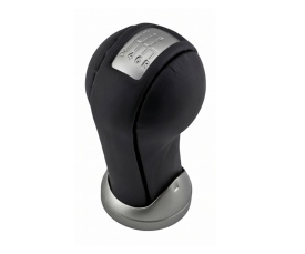 Nuca schimbator de viteze compatibil cu Nissan 350Z 2002-2009, 6 trepte, culoare negru cu argintiu