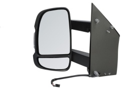 Oglinda retovizoare completa, (electric, convexa, incalzita, crom, cu senzor de temperatura) parte montare STANGA compatibil cu CITROEN JUMPER 2006->