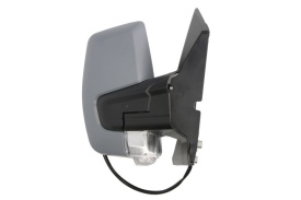 Oglinda retovizoare completa, (electric, convexa, incalzita, crom, captuseala) parte montare STANGA compatibil cu FORD TRANSIT CUSTOM 2012-2017 - Img 2