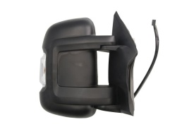 Oglinda retovizoare completa, (electric, convexa, incalzita, mic de statura, bec w16w) parte montare DREAPTA compatibil cu CITROEN JUMPER 2006-> - Img 2