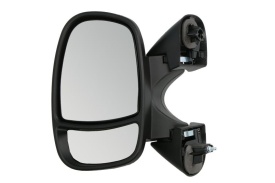 Oglinda retovizoare completa, (manual, convexa) parte montare STANGA compatibil cu RENAULT TRAFIC 2001-2007