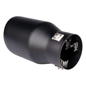 Ornament toba inox negru mat, diametru iesire 89 mm, diametru intrare 42-63 mm, lungime 200 mm - Img 2