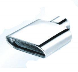 Ornament toba inox oval, lungime 20 cm, latime 158x60 cm, diametru intare 6.3 cm - Img 2