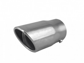 Ornament Toba Sistem de evacuare, inox , diam exterior 9 cm, diam. interior 7.8 cm - Img 1