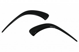 Ornamente bara fata flapsuri compatibil cu Mercedes CLA C118 X118 2019-> Negru Lucios - Img 3