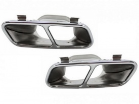 Ornamente pentru sistemul de evacuare compatibil cu Mercedes A-Class W176 2012-2018 CLA W117 C117 2012-2018 A45 CLA45 Design