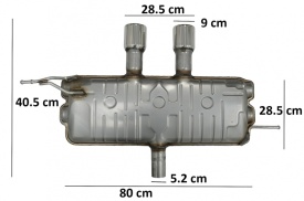 Pachet Complet Exterior compatibil VW Golf V 5 2003-2009 R32 Look cu Praguri Laterale si evacuare R32 - Img 4