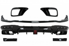 Pachet Exterior Aero compatibil cu Mercedes S-Class W222 Facelift S65 S63 2017-2020 Sedan - Img 2