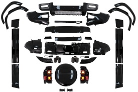 Pachet Exterior compatibil cu Land Rover Defender SUV L663 2019-> Negru Lucios - Img 1