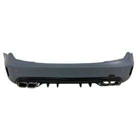 Pachet Exterior compatibil cu Mercedes C-Class W204 2007-2015 Conversie la W205 C63 Design - Img 13