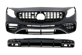 Pachet Exterior compatibil cu Mercedes S-Class C217 Coupe Sport Line 2015-2021 S63 Design