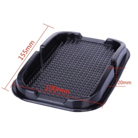 Pad antiderapant auto din cauciuc pentru bord sustinere telefon mai mic, chei sau ochelari de soare 12,5 x 7,5 cm - Img 4