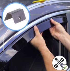 Paravanturi compatibile cu Renault Clio IV 2012-2019 Hatchback fata-spate - Img 7