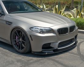Prelungire Bara Fata compatibil cu BMW Seria 5 F10 2010-2017, M5 Design, culoare negru lucios - Img 2