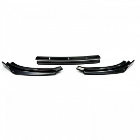 Prelungire bara fata compatibila VW GOLF 7 2012-2017, 4 piese buza neagra - Img 1