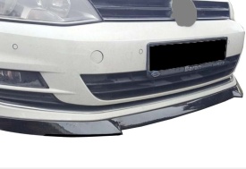 Prelungire bara fata compatibila VW GOLF 7 VII 2012-2017, negru lucios, Produs Deteriorat! - Img 3