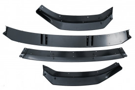 Prelungire Bara Fata Lip compatibil cu Audi A3 8V Facelift S-Line (2017-up) Negru Lucios - Img 7
