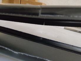 Prelungire praguri laterale compatibile cu BMW seria 5 F10 2010-2017, negru lucios ATENTIE PRODUS USOR DETERIORAT, DETALII IN POZE! - Img 1