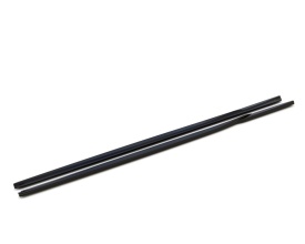Prelungire praguri laterale compatibile cu BMW seria 5 G30 2017->, cu aripioare, culoare negru lucios