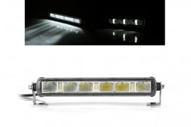 Proiector bara led de 28,4 cm, lumina SPOT, trei functii, E-Mark, 30W, 6 LED, 2200lm, 12V-24V, Masina, ATV, Jeep, 4x4, SUV, Offroad, Camion - Img 7