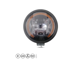 Proiector camion universal, diametru 223 mm, cu halogen cu pozitie LED Angel Eye pentru instalare exterioara. - Img 6