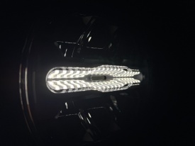 Proiector cu led camion faza lunga si pozitie, diametru 228 mm, 12V-24V, pozitie cu leduri alb - portocaliu - Img 13