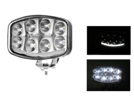 Proiector cu led, faza lunga si pozitie, 24.5 cm x 13.9 cm, 64W, 6500 lm, 12V - 24V, omologare E-Mark