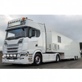Proiector cu led, faza lunga si pozitie, 80W, 4100 lm, 12V - 24V, omologare E-Mark,E-Mark, compatibil DAF, MAN, SCANIA - Img 8
