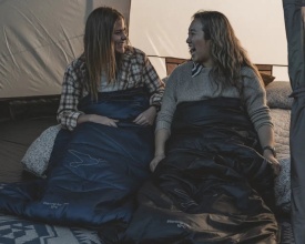 Sac de dormit, 190x75cm, negru, Easy Camp Sleeping Bag Starling Square Black 10C - Img 3