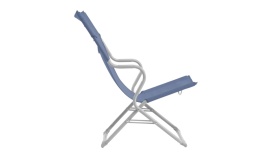 Scaun pliabil pentru camping, plaja, pescuit sau gradina, Outwell Sauntons Lux Ocean Blue, culoare bleu albastru - Img 3