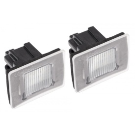 Set 2 lampi numar LED compatibil Mercedes clasa A W176, GLA X156, GLE W166, GL X166, Vito, V-Class W447 - Img 6