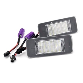 Set 2 lampi numar LED compatibil Opel Astra J Estate 2010-2015, Zafira C 2012-2019
