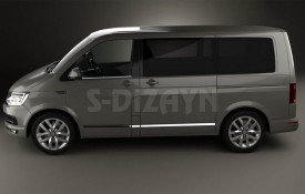 Set 2 ornamente inox chedere geam VW T6 2015-2021 - Img 2