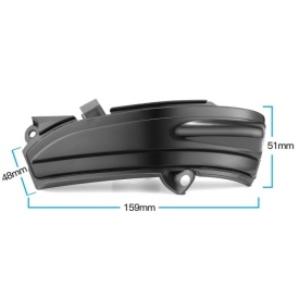 Set 2 Semnalizari Dinamice Full LED pentru Oglinda compatibil cu Ford Mondeo V MK5 2014-2018, Fumurii - Img 6